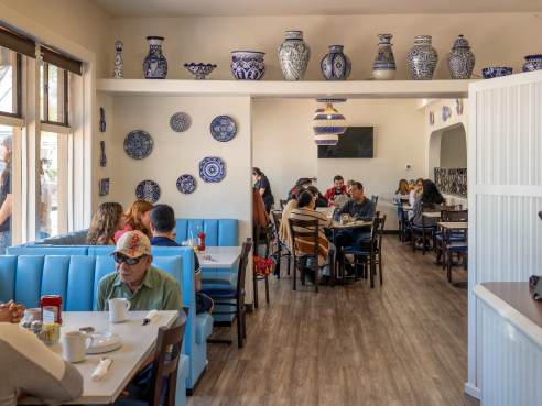 Talavera Azul/ Chilaquiles by Kimberly Motos