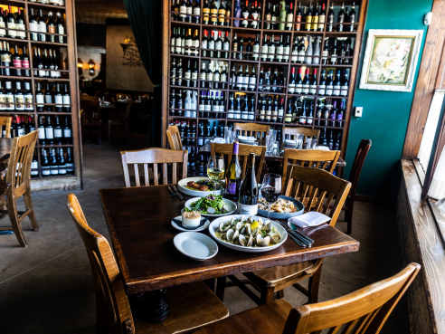 Vespaio Restaurant by Richard Casteel