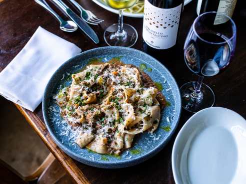 Vespaio Restaurant by Richard Casteel