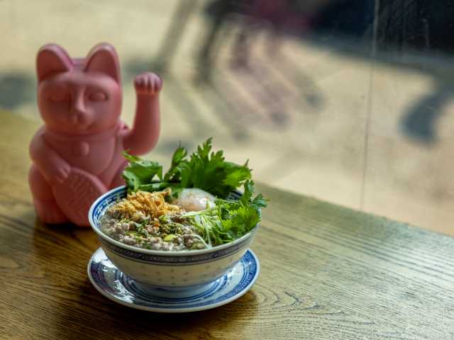 Fat Mao Noodles (Thai Soup Noodles)-Chinatown by photo credit: Ruben Nava