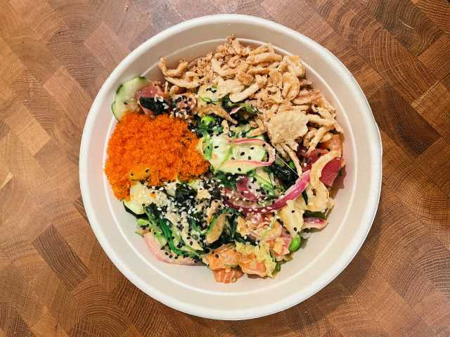 Walking Fish Poké by @TheInfatuation