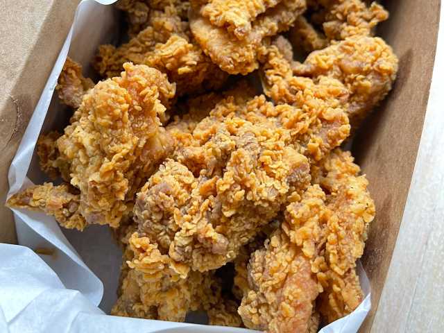 Tongdak (Korean Chicken) by @TheInfatuation