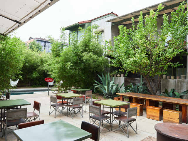 Courtyard Lounge at Hotel San José by Nick Simonite