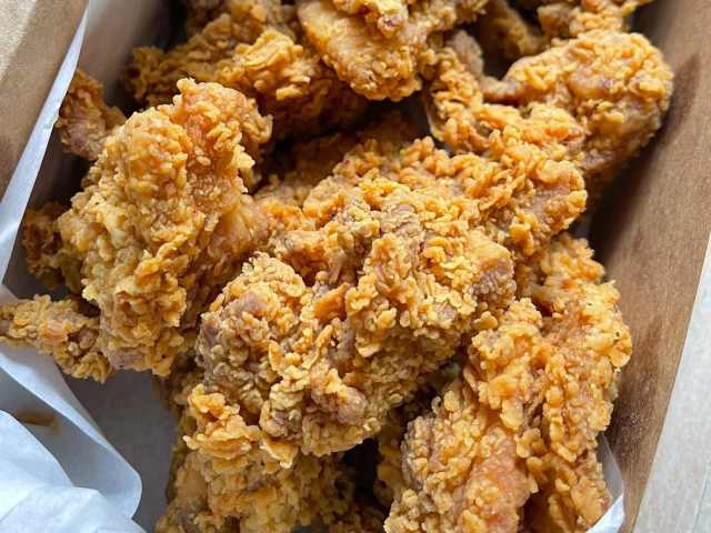 Tongdak (Korean Chicken) by @TheInfatuation