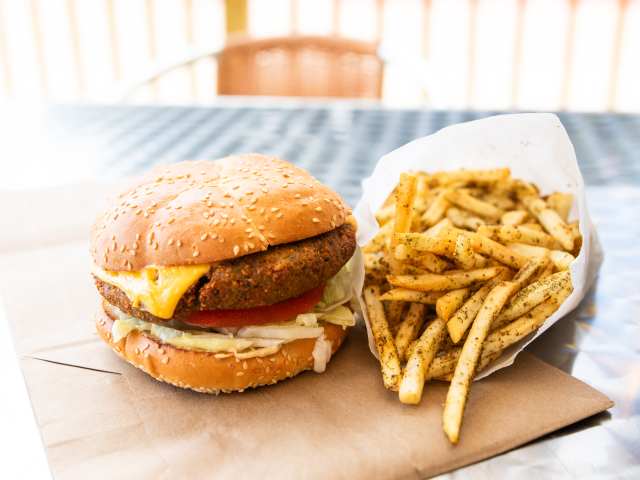 Falafel Burger by Nicolai McCrary