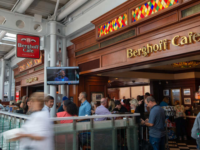 Berghoff Cafe by Chicago Department Of Aviation
