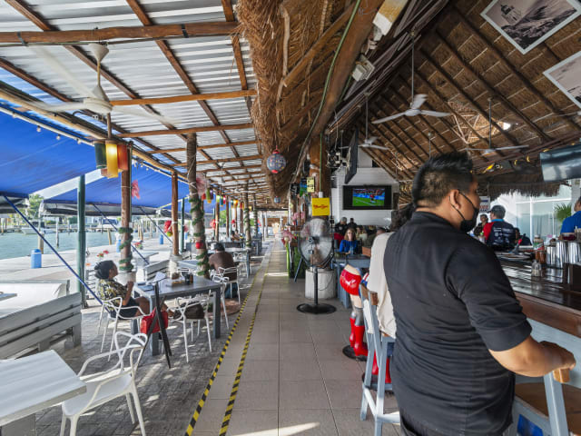 Cancun Lighthouse Restaurant by Gavin Higgins