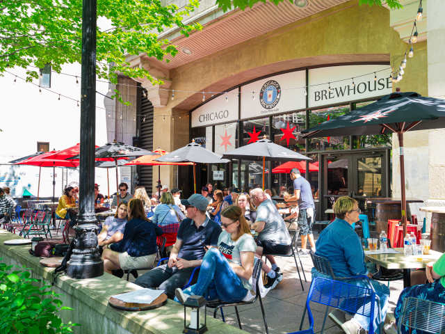 Chicago Brewhouse Riverwalk by Kim Kovacik