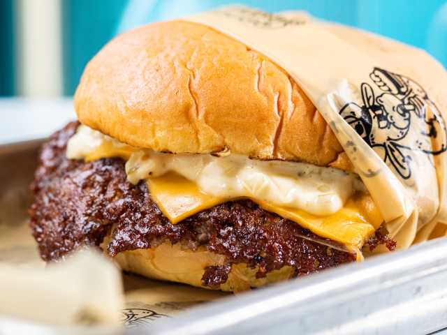 Cowy Burger by Cleveland Jennings / @eatthecanvasllc