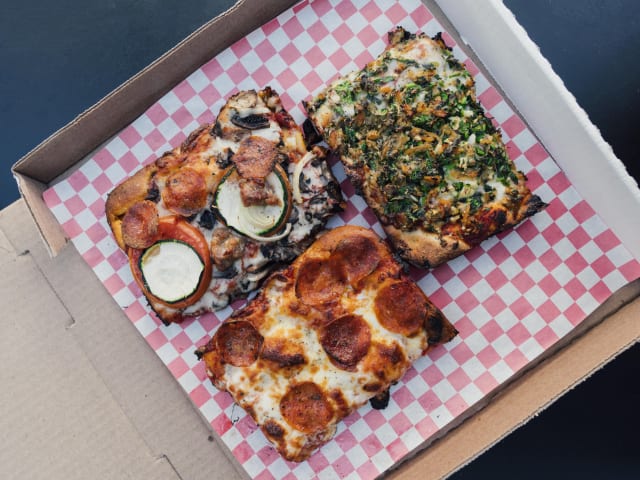 Golden Boy Pizza by Erin Ng