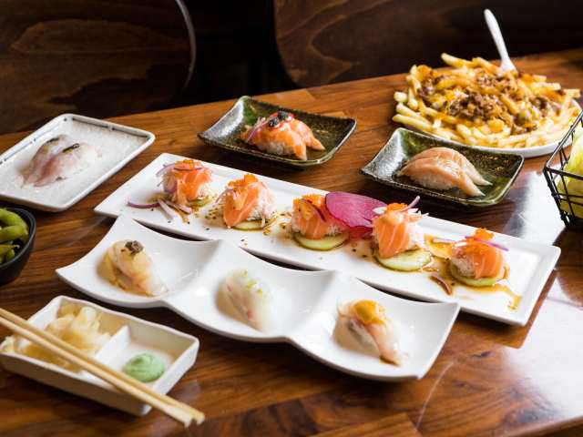 King's Burgers and Got Sushi by Jakob Layman