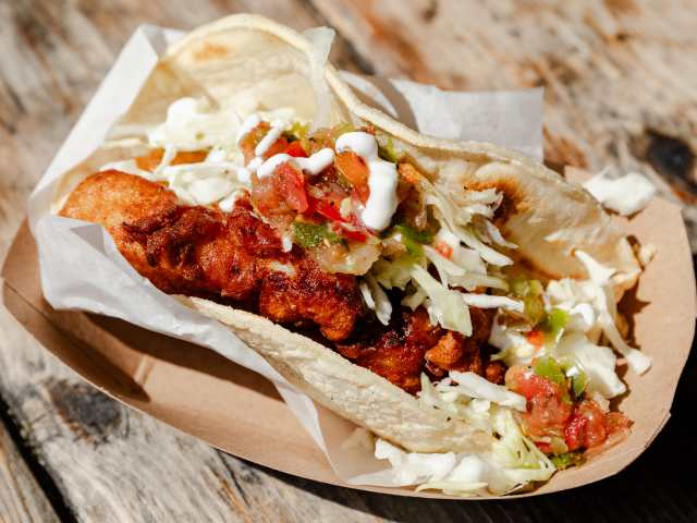 Tacos Fenix (Fish & Shrimp) by Jessie Clapp