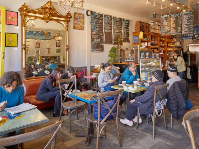 Blue Danube Coffee House by Melissa Zink