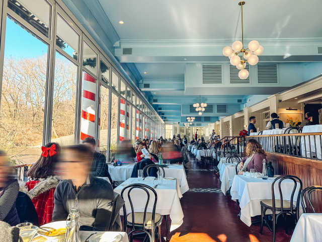 Central Park Boathouse by Willa Moore