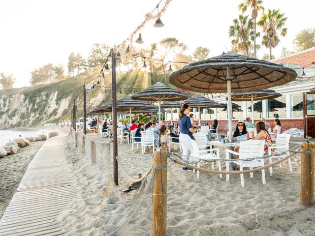 Paradise Cove Beach Café by Kim Fox