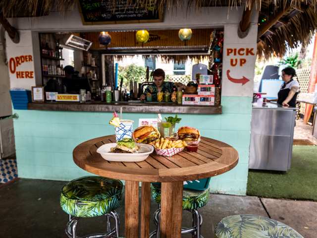 Pool Burger by Richard Casteel