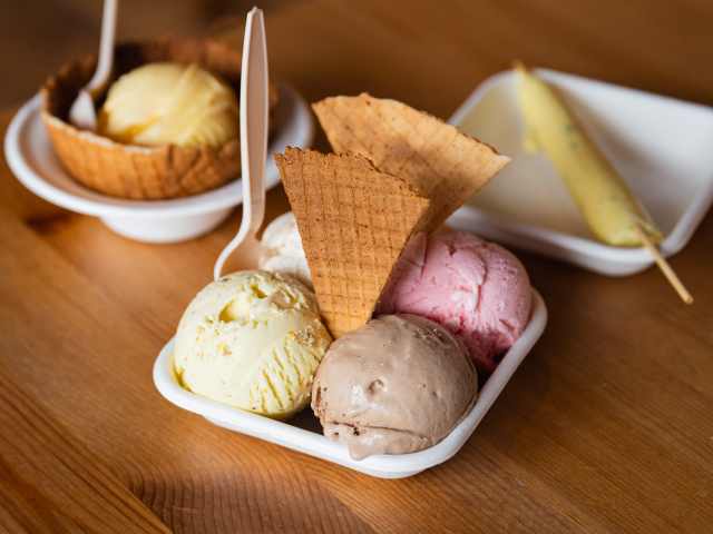 Sarabhas creamery - Ice cream & chai/coffee shoppe by Casey Irwin