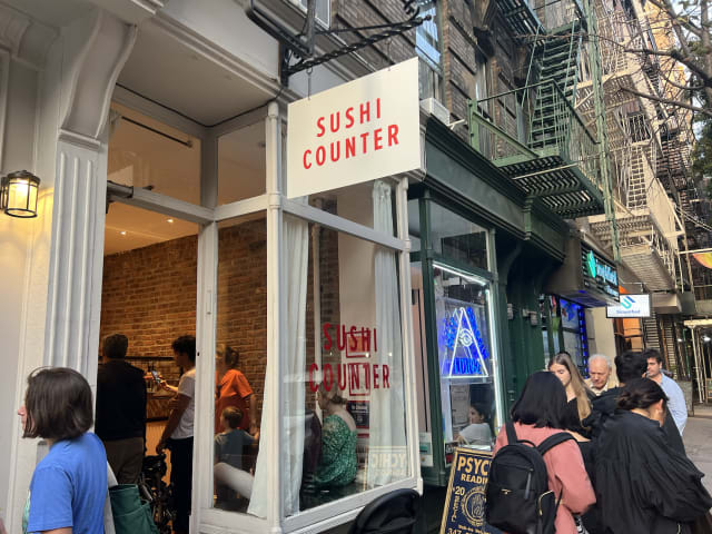 Sushi Counter by Willa Moore