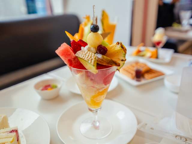 Shinjuku Takano Fruits Parlor by Julio Koshiishi