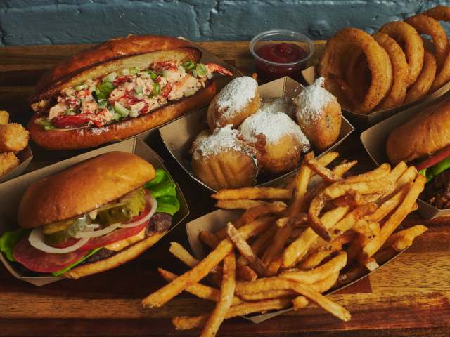 Blue Road Burger by Luis Chavez