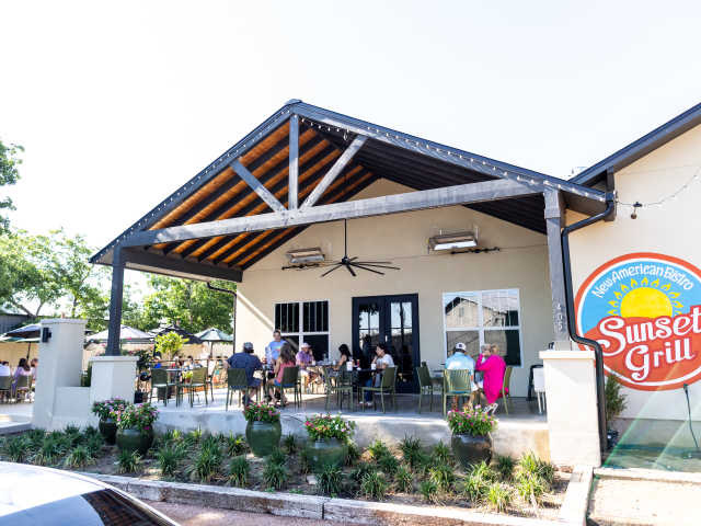 Sunset Grill by Richard Casteel