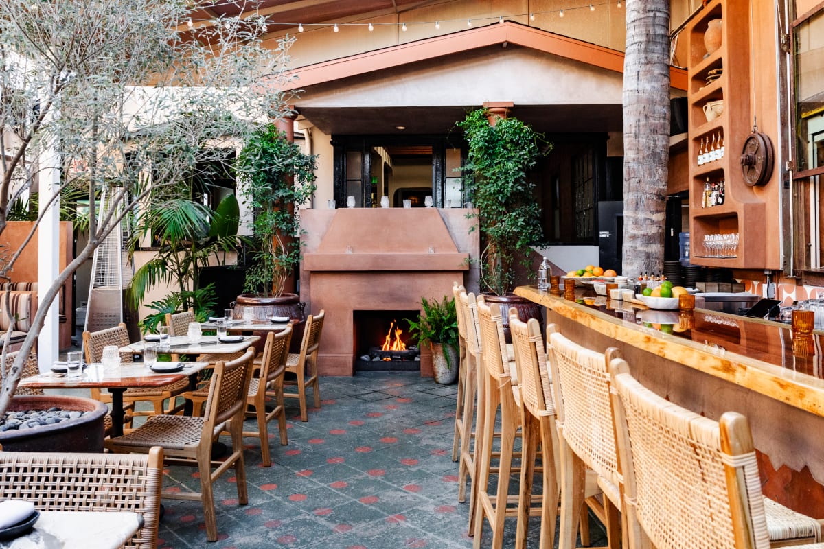 Infatuation outdoor dining sale