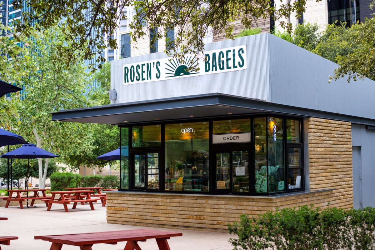 Rosen's Bagels Republic Square Review Downtown Austin Austin The Infatuation