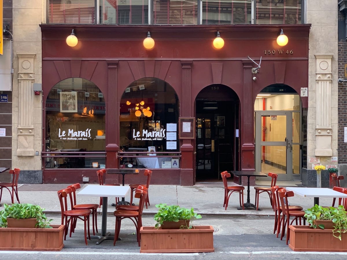 Kosher outdoor dining clearance