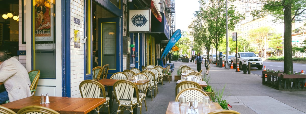 Outdoor dining upper west side discount