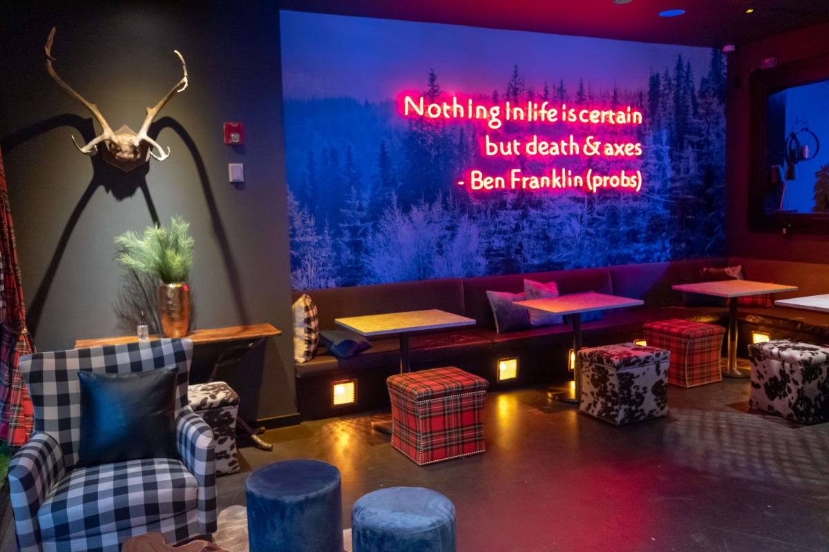 Kick Axe Throwing Review Old City Philadelphia The Infatuation