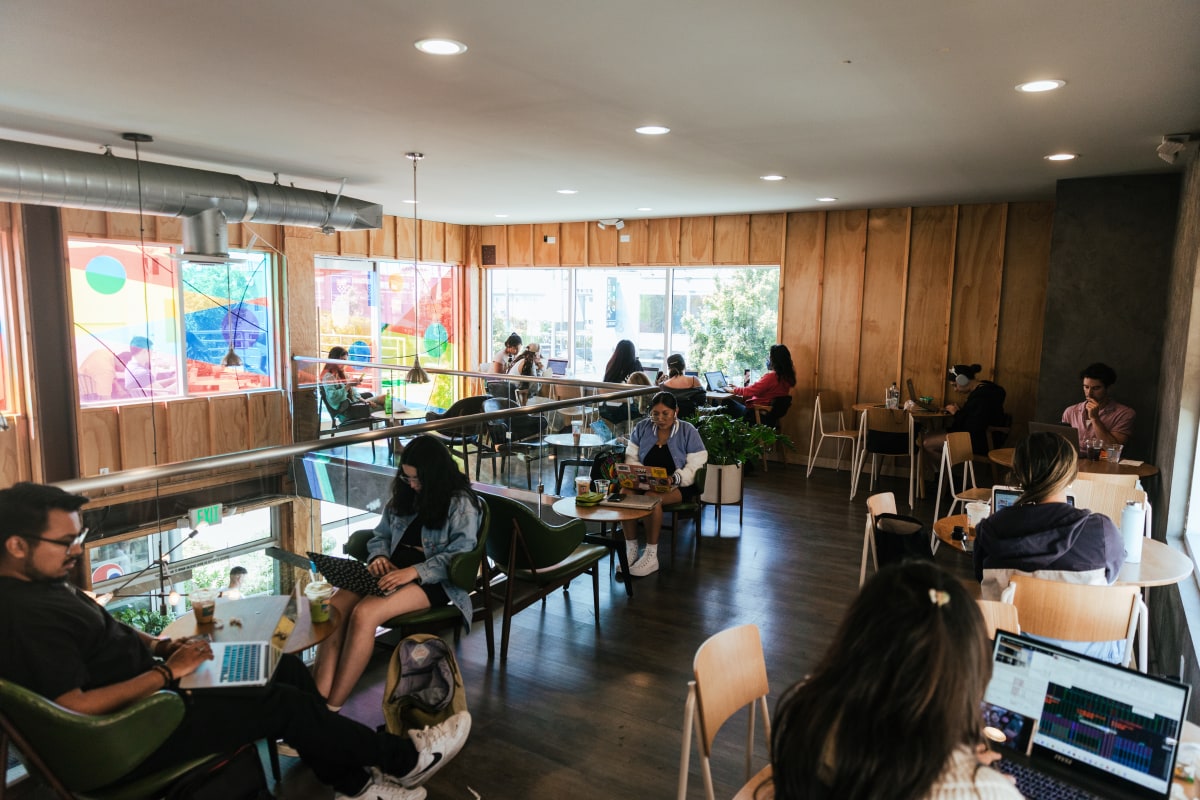 another work-coffee spot for you! a 2-story cafe ☕️, Gallery posted by  fatherfaiths