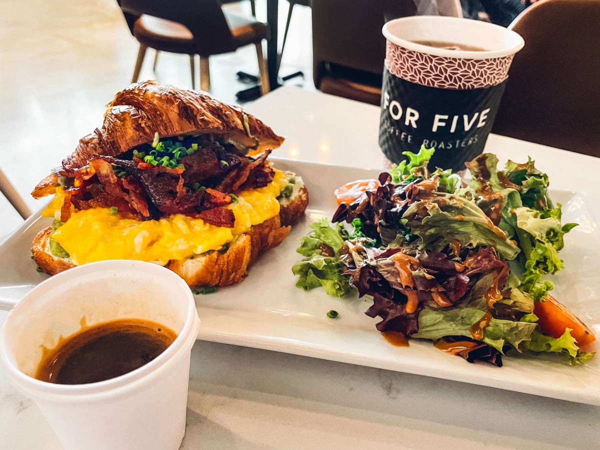 For Five Coffee Roasters Review Downtown Washington DC The