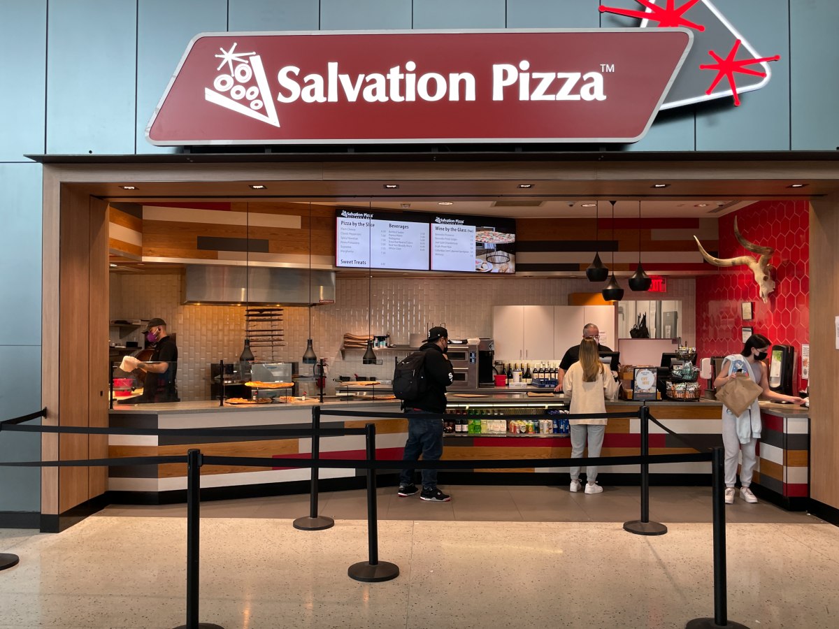 Salvation Pizza Austin Airport Review AustinBergstrom International