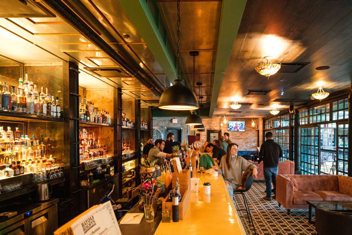 Bayou Heights Bier Garten Review Rice Military Houston The