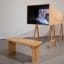 Joan Jonas, My New Theater III: In the Shadow a Shadow, Single-channel video, color, sound (approximately 10 min.), custom-designed wooden theater box, screen, media player, wooden trestle, speakers, and bench, 1999 - Thumbnail 1