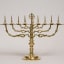 Hanukkah Lamp Dedicated to the children of the Danzig Synagogue Congregation, Copper alloy: cast and punched, 18th–early 19th century - Thumbnail 6