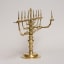 Hanukkah Lamp Dedicated to the children of the Danzig Synagogue Congregation, Copper alloy: cast and punched, 18th–early 19th century - Thumbnail 4