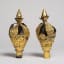 Torah Case Finials, Gold: repoussé, pierced, and engraved; tin backing, 18th–19th century - Thumbnail 2