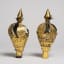 Torah Case Finials, Gold: repoussé, pierced, and engraved; tin backing, 18th–19th century - Thumbnail 1