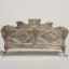B Sh Sh, Hanukkah Lamp, Silver: cast, 1872 - Thumbnail 4
