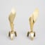 Ludwig Yehuda Wolpert, Sabbath Candlesticks, Brass, c.1957 - Thumbnail 3