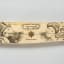 Happy Jack (born Angokwazhuk), New Year Greeting, Walrus tusk: engraved; gold inset, 1910 - Thumbnail 0