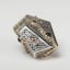 Ariel Kupfer, Spice Container Tramas Vivas #2, Silver: pierced, hand-worked, and appliqué; gold; amethysts; garnets, 1993 - Thumbnail 3