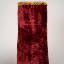 Torah Mantle, Velvet: embroidered with metallic threads; appliqué; cotton fringe, 1945 - Thumbnail 1