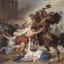 François-Joseph Heim, Study for Destruction of Jerusalem by the Romans, Oil on canvas, 1824 - Thumbnail 1