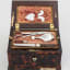 Circumcision Set, Utensils: silver; agate
Box: wood and tortoise shell
Tray: wood; velvet; metallic ribbon, c. 1809-1814 - Thumbnail 4