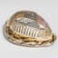 Souvenir Shell, Cowrie shell: acid-etched, first half 20th century - Thumbnail 1