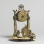 Jacob Striscner, Clock Table-Clock with Hebrew Dial, Copper alloy: cast and chased, end of 19th-early 20th century - Thumbnail 1
