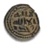 Coin Coin with an early Arabic inscription, Bronze, 8th century - Thumbnail 2