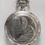 firm of Léon Lévy Frères Pierce, Pocket Watch, Copper alloy: silver-plated, cast, engraved, gilded, and painted, c. 1900 - Thumbnail 1